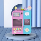 Electric Commercial Cotton Candy Vending Machine 0.8-1.5mm Sugar Particle